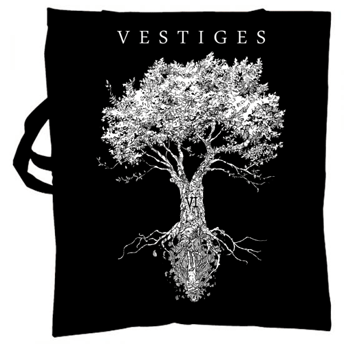 Vestiges - Baum Tote Bag (naturfarben und schwarz)