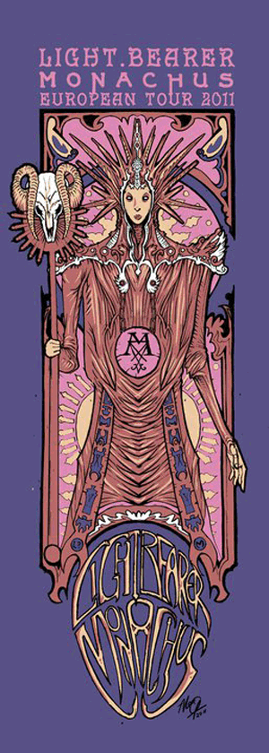 Light Bearer / Monachus - Silk Screened Poster