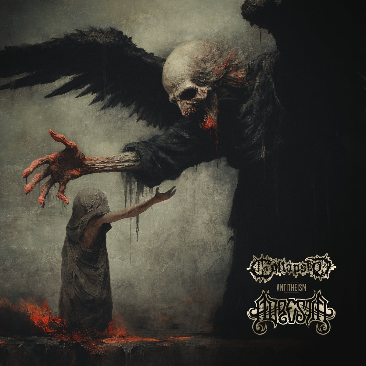 Adrestia / Collapsed - Antitheism Split LP