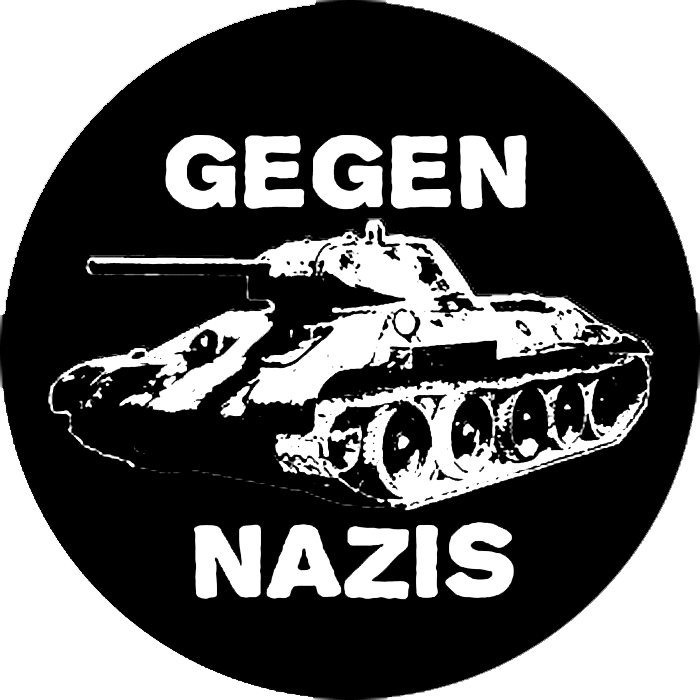 Gegen Nazis - Tank Button